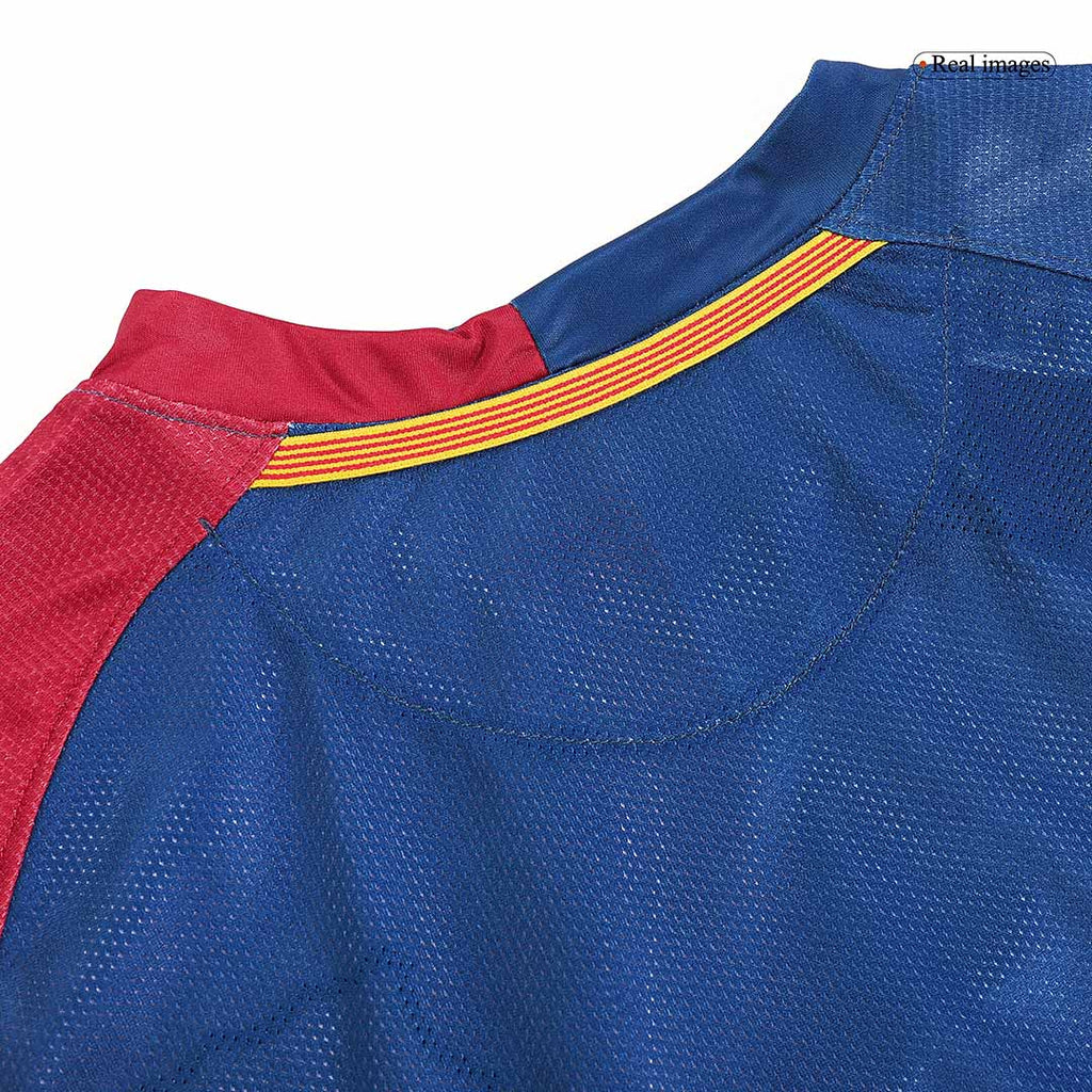 Retro Jersey XAVI #6 Barcelona Retro Jersey Home Soccer Shirt 2008/09 UCL Final