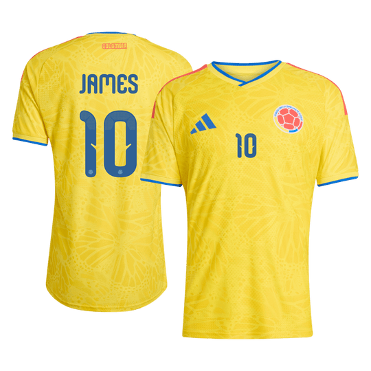 JAMES #10 Colombia Home Player Version Jersey World Cup 2026