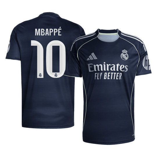 MBAPPÉ #10 Real Madrid Soccer Jersey Away 2025/26