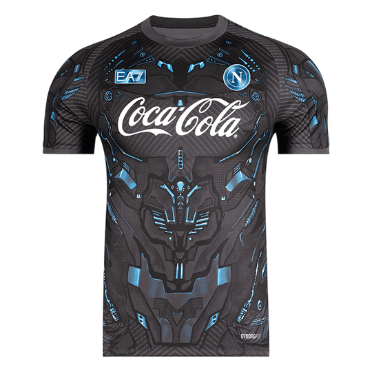 Napoli Pre-Match Soccer Jersey 2025/26 Black