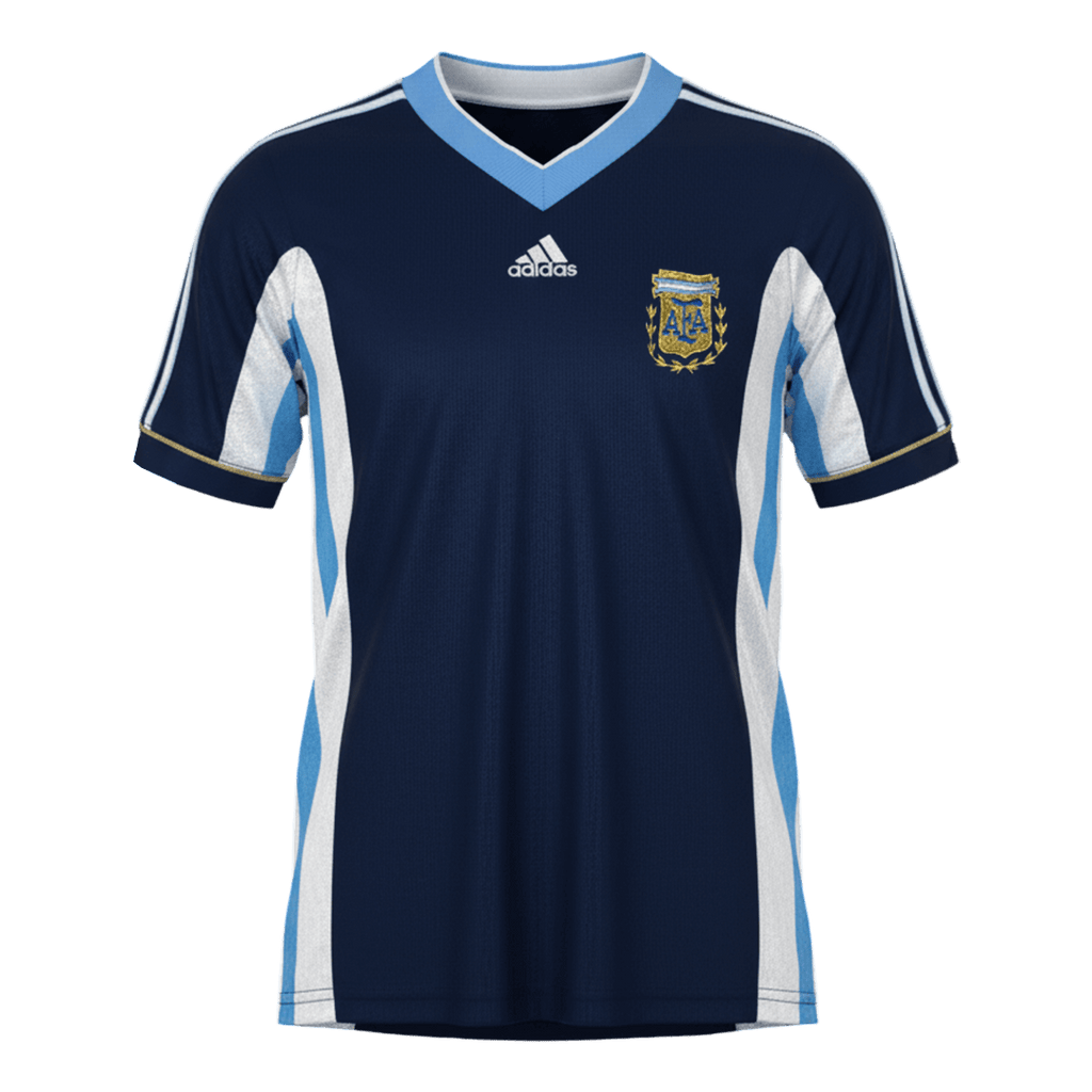 Retro Soccer Jersey Argentina Away 1998