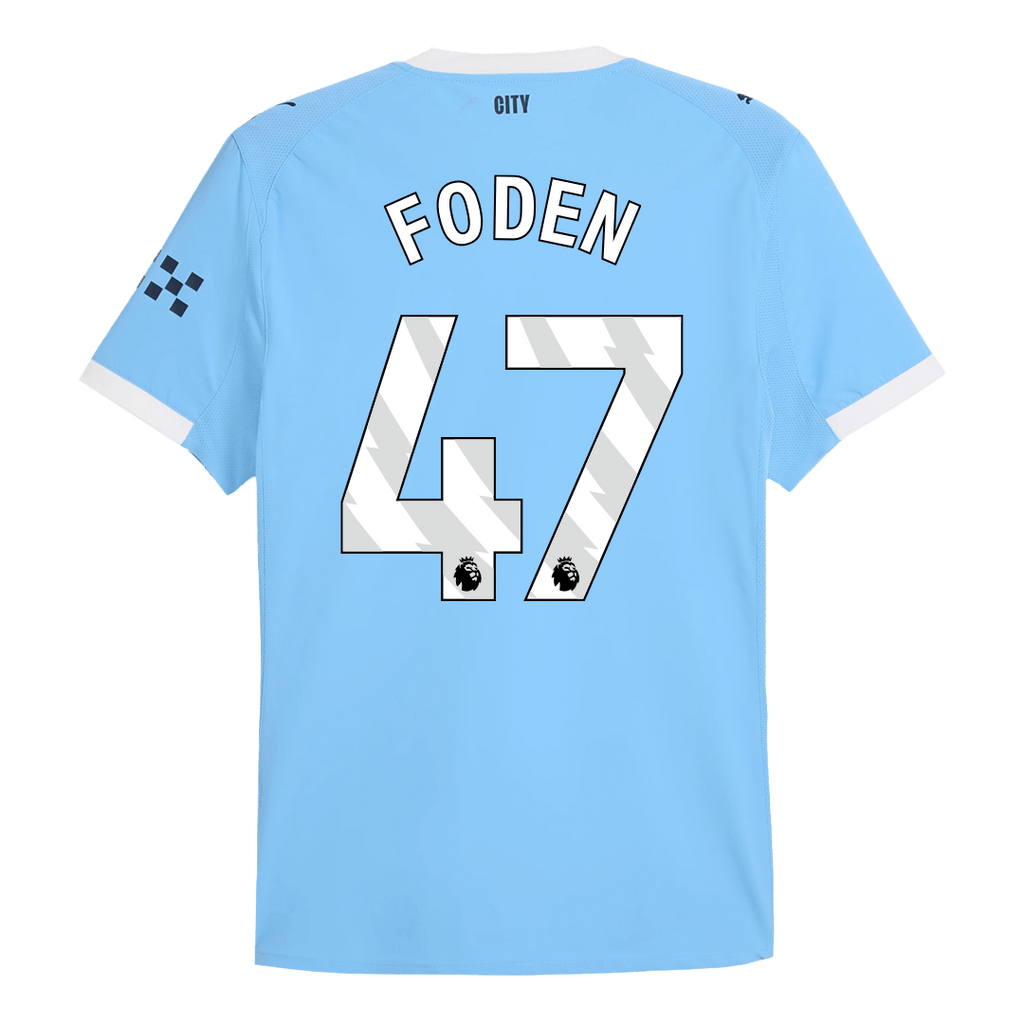 FODEN #47 Manchester City Home Player Version Jersey 2025/26