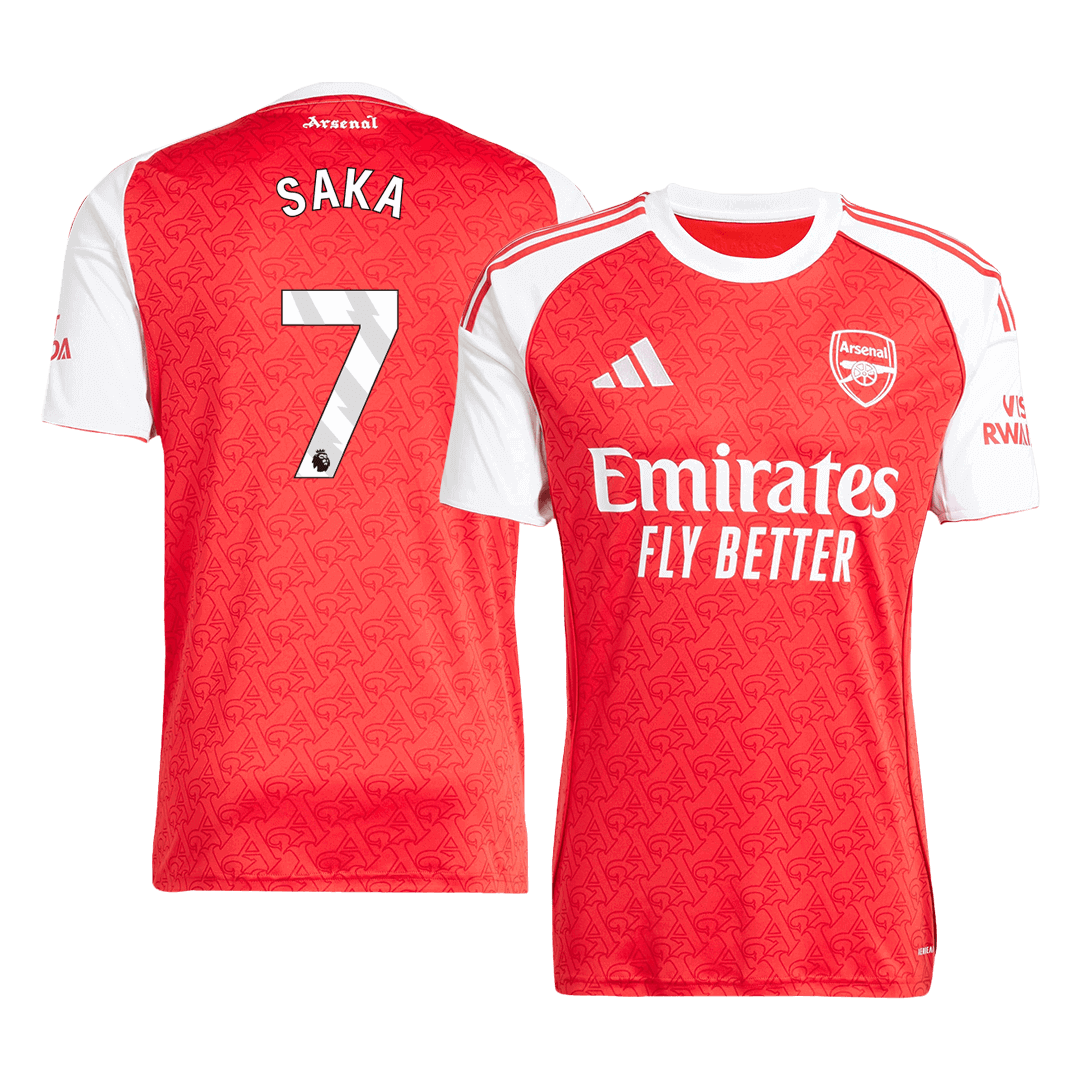 Arsenal SAKA #7 Home Soccer Jersey 2025/26