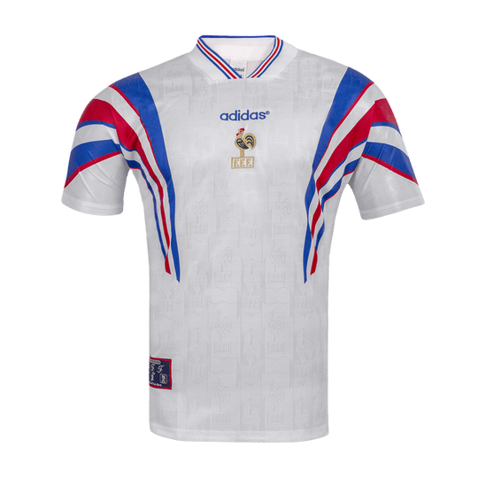 France Retro Jersey Away Soccer Shirt 1996 Retro Jersey