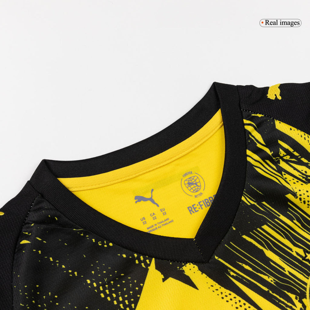 Borussia Dortmund Home Kids Soccer Jerseys Full Kit 2025/26