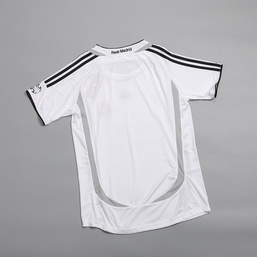 SERGIO RAMOS #4 Retro Real Madrid Jersey Home Soccer Shirt 2006/07