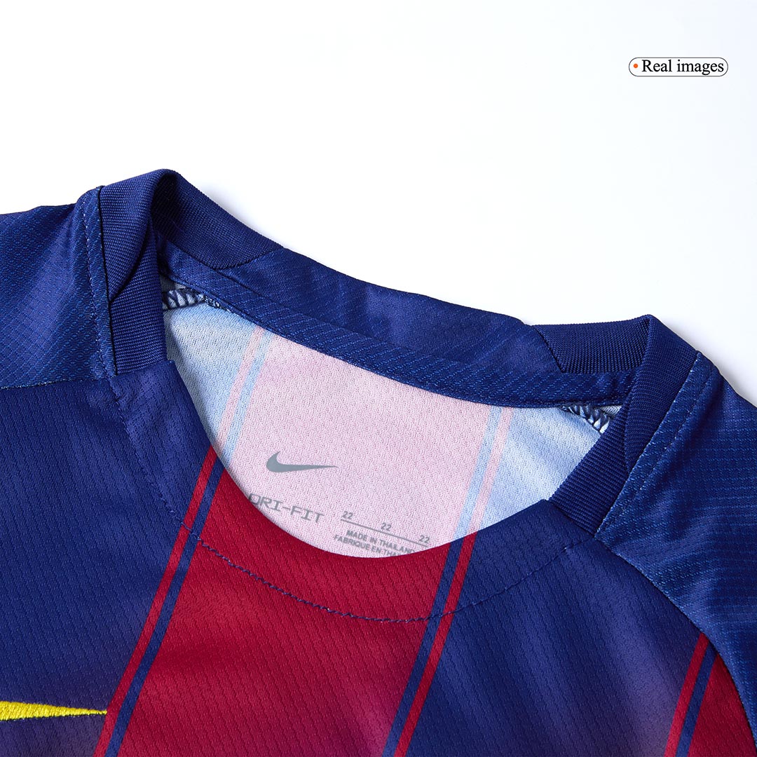 Kids Barcelona Custom Home Soccer Kits 2025/26