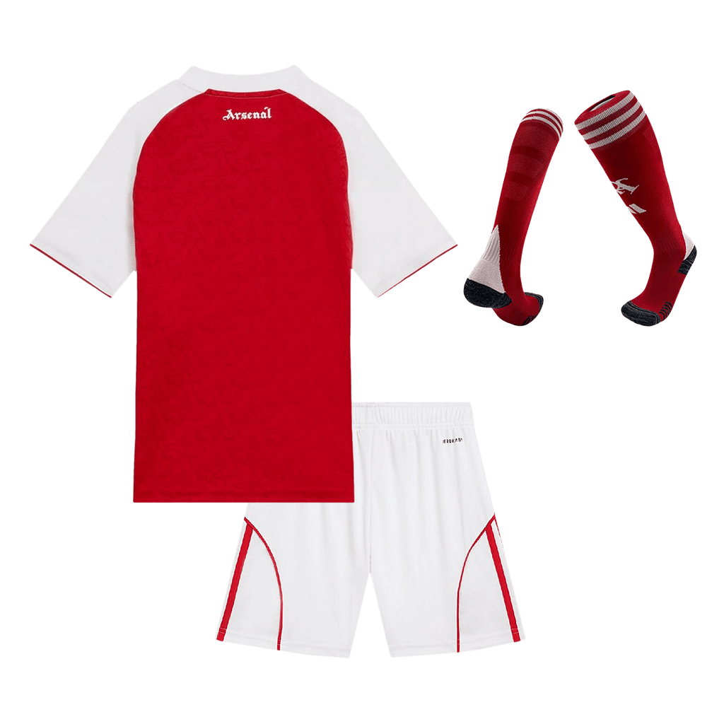 Arsenal Home Kids Soccer Jerseys Full Kit 2025/26