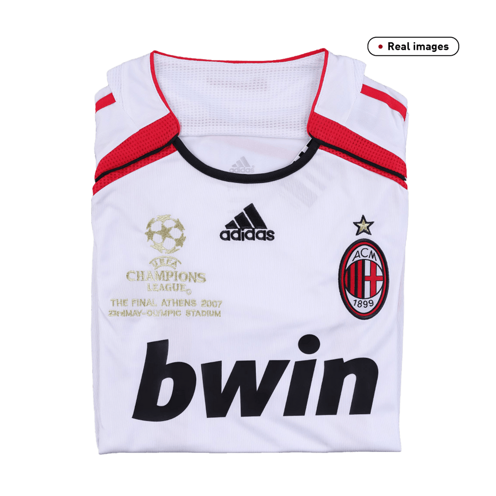 Vintage Soccer Jersey KAKA' #22 AC Milan Away 2006/07-UCL