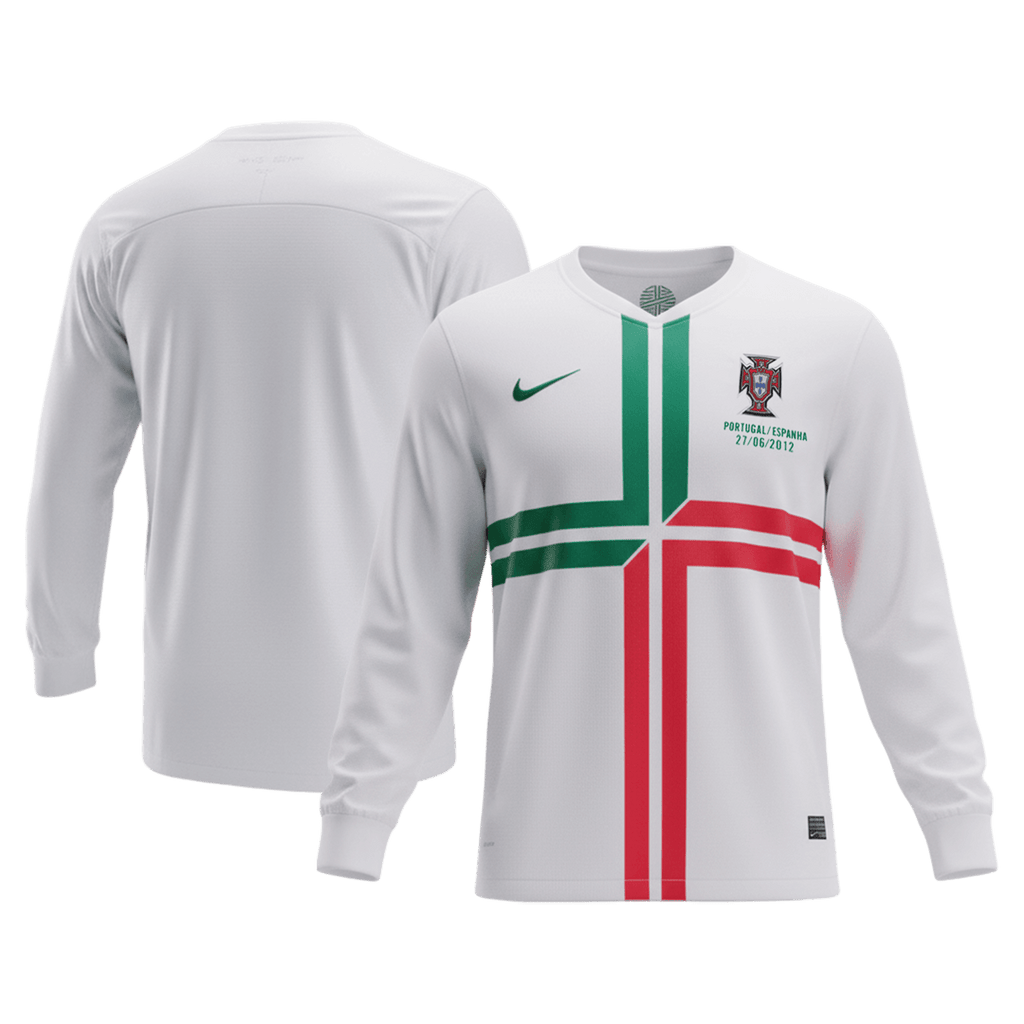 Retro Soccer Jersey Portugal Away Long Sleeve 2012