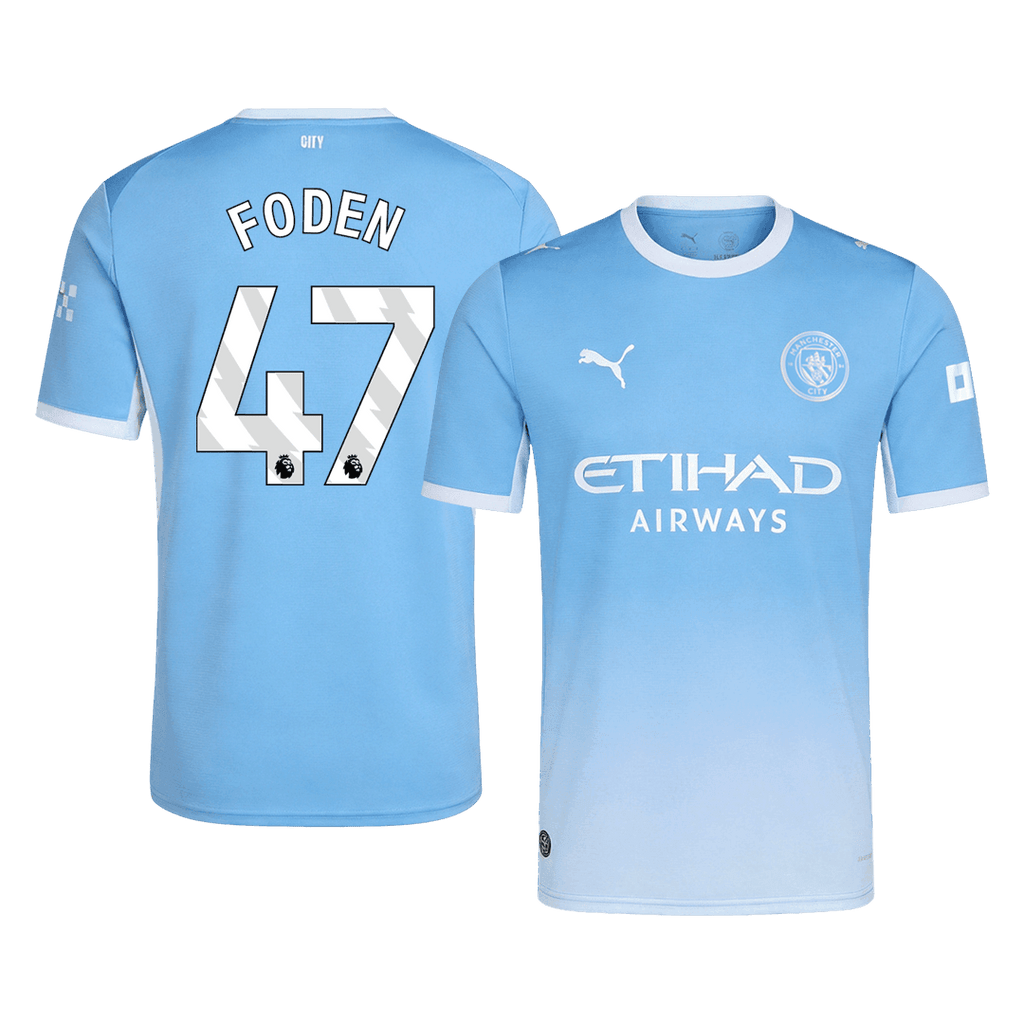 FODEN #47 Manchester City Home Soccer Jersey 2026/27