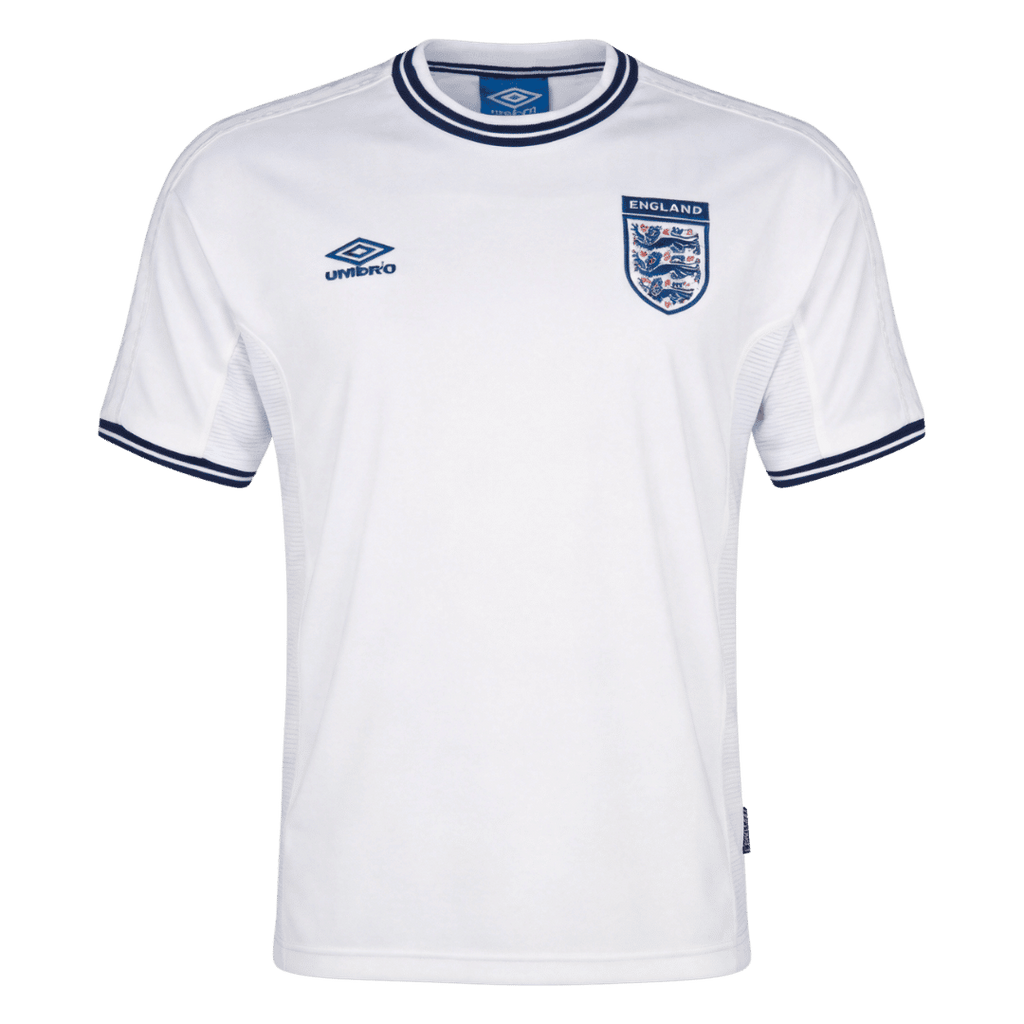 Retro Soccer Jersey England Home Euro Cup 2000