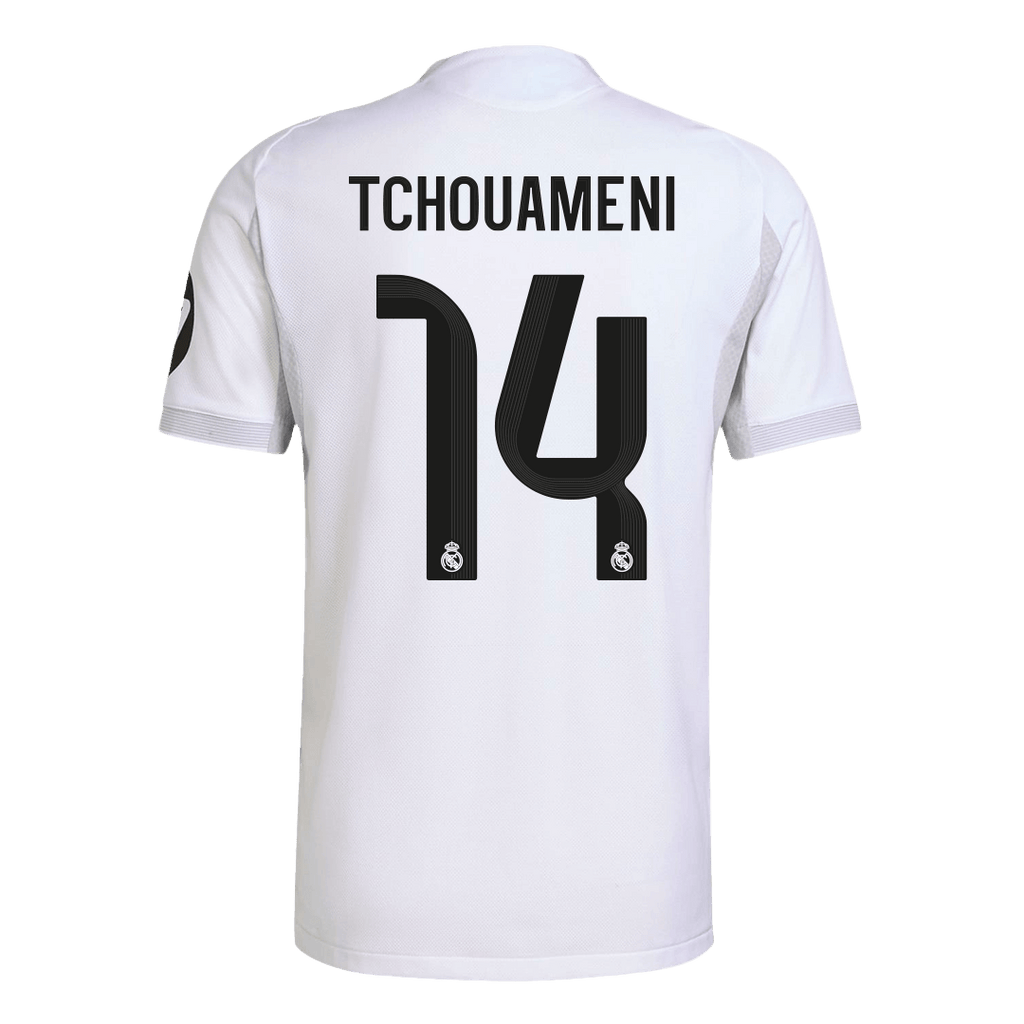 TCHOUAMENI #14 Real Madrid Home Authentic Soccer Jersey 2025/26