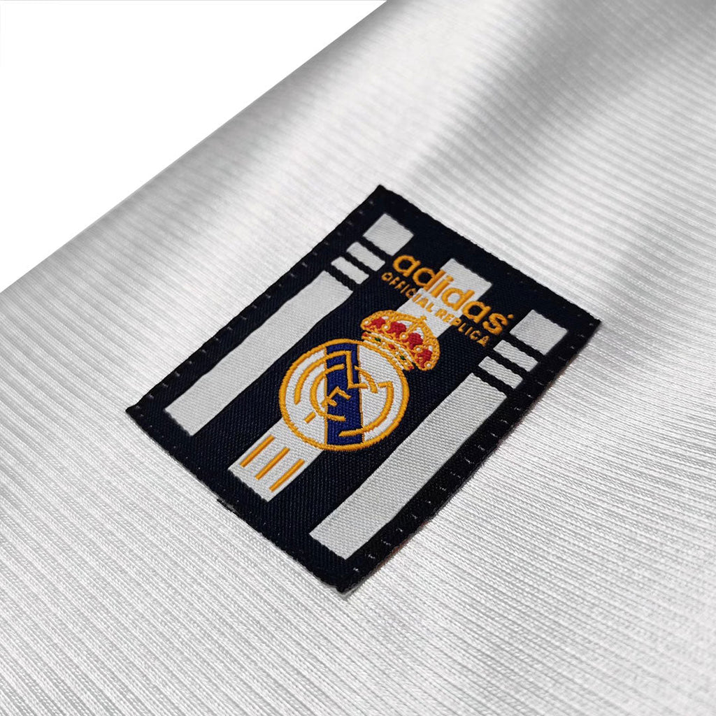 Retro Jersey RAUL #7 Real Madrid Retro Jersey Home Soccer Shirt 1998/00
