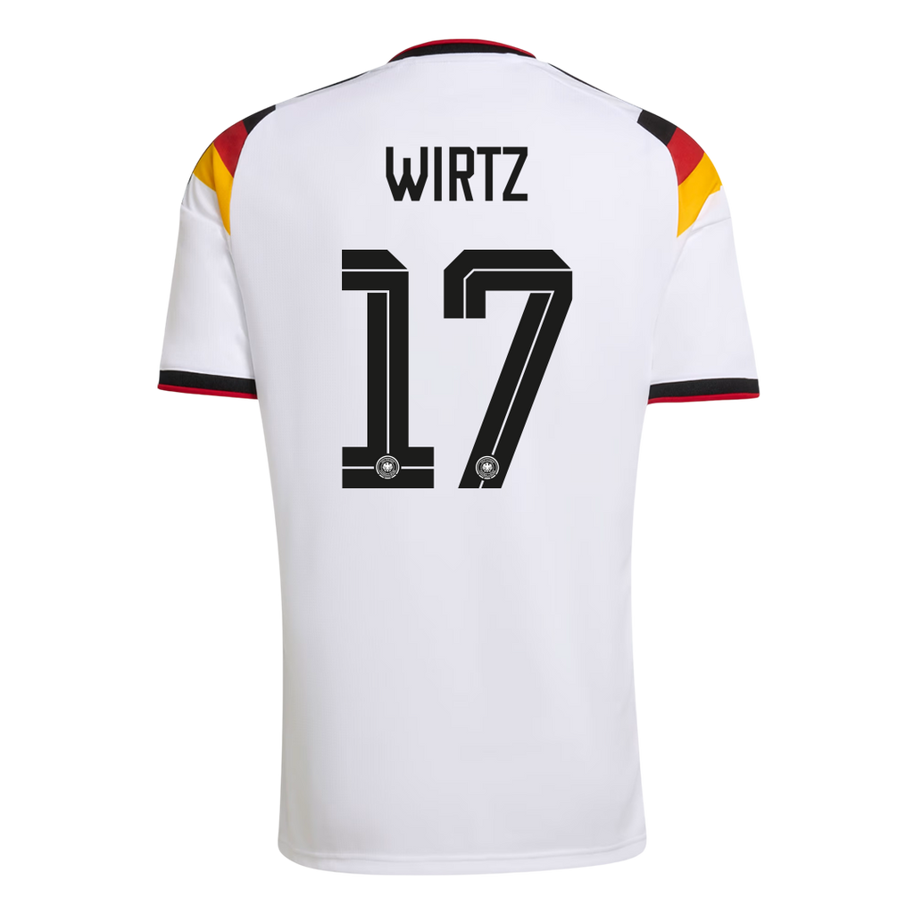 WIRTZ #17 Germany Home Soccer Jersey World Cup 2026