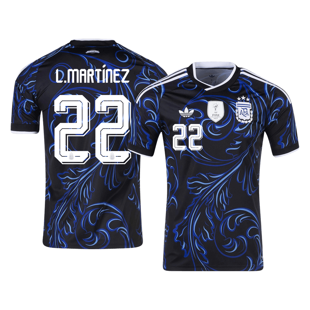 L. MARTíNEZ #22 Argentina Away Soccer Jersey World Cup 2026