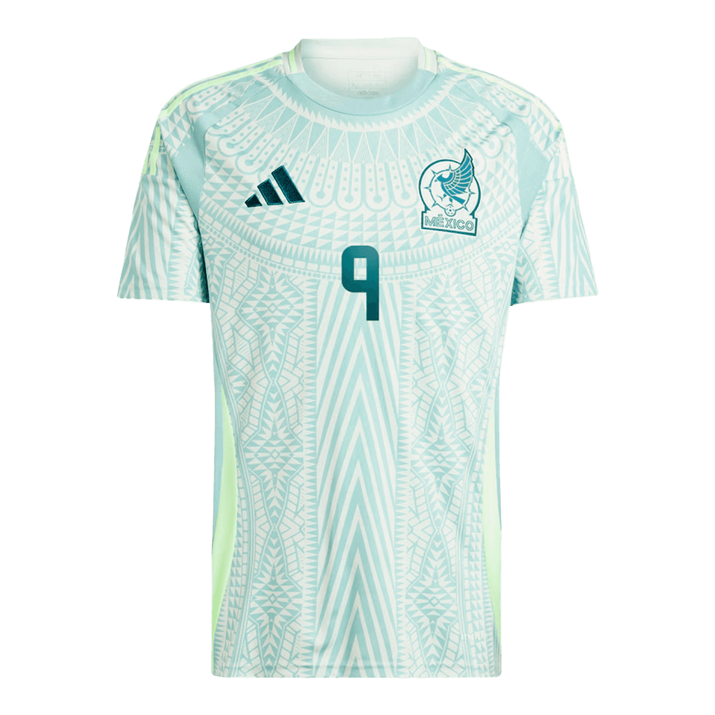 RAUL #9 Mexico Soccer Jersey Away Custom Shirt 2024
