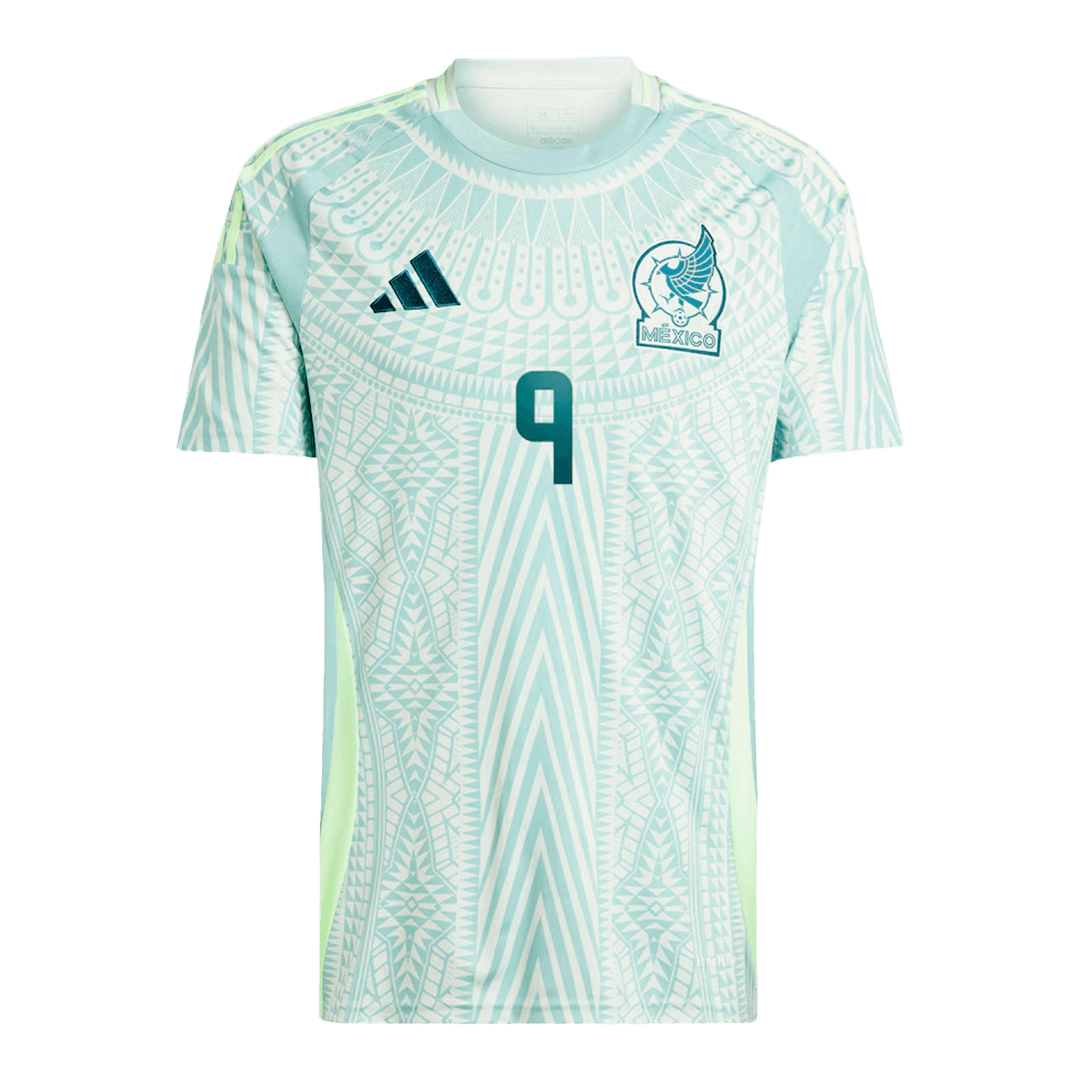 RAUL #9 Mexico Soccer Jersey Away Custom Shirt 2024