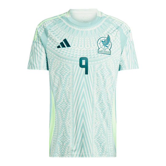 RAUL #9 Mexico Soccer Jersey Away Custom Shirt 2024