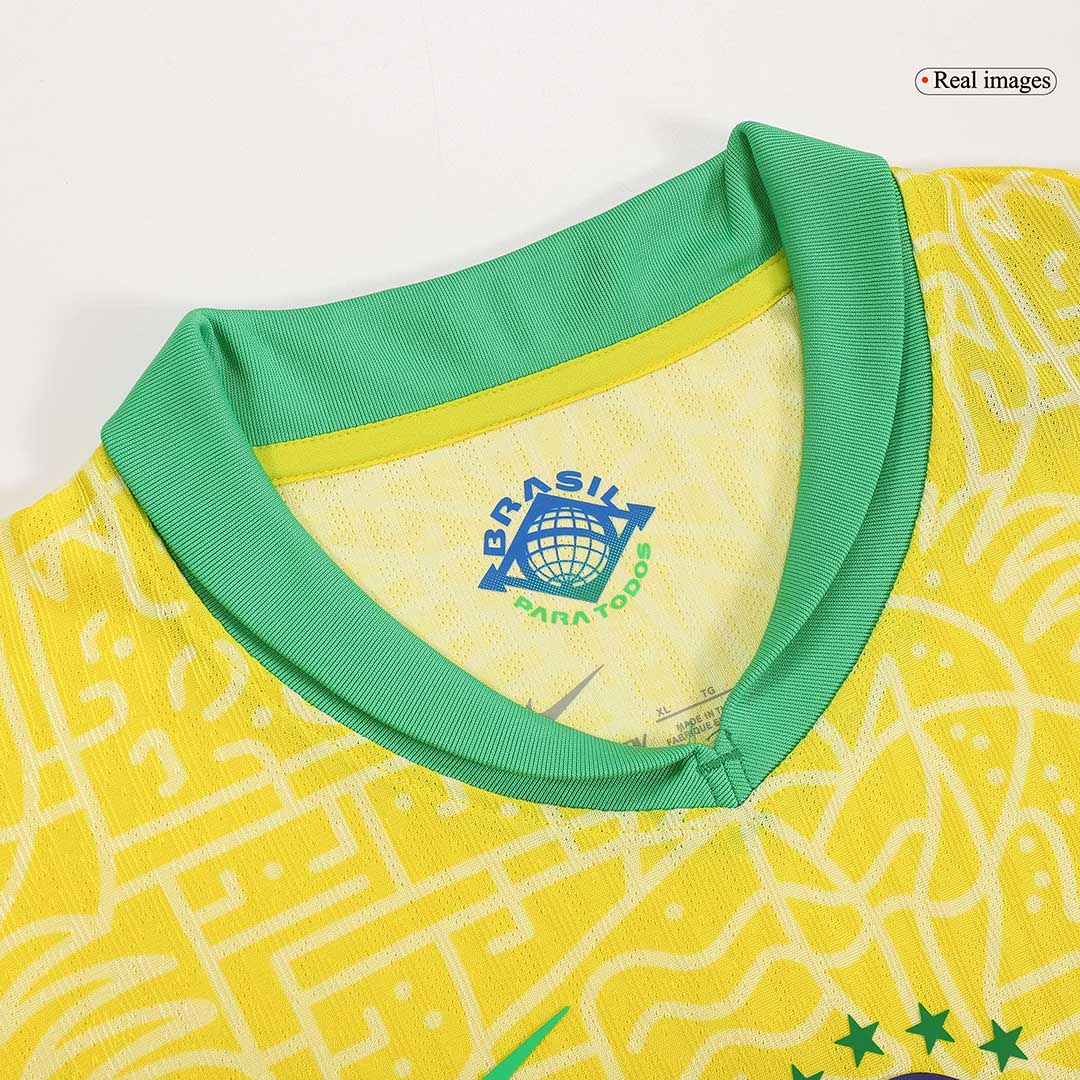 Authentic Brazil Home Soccer Jersey Copa America 2024
