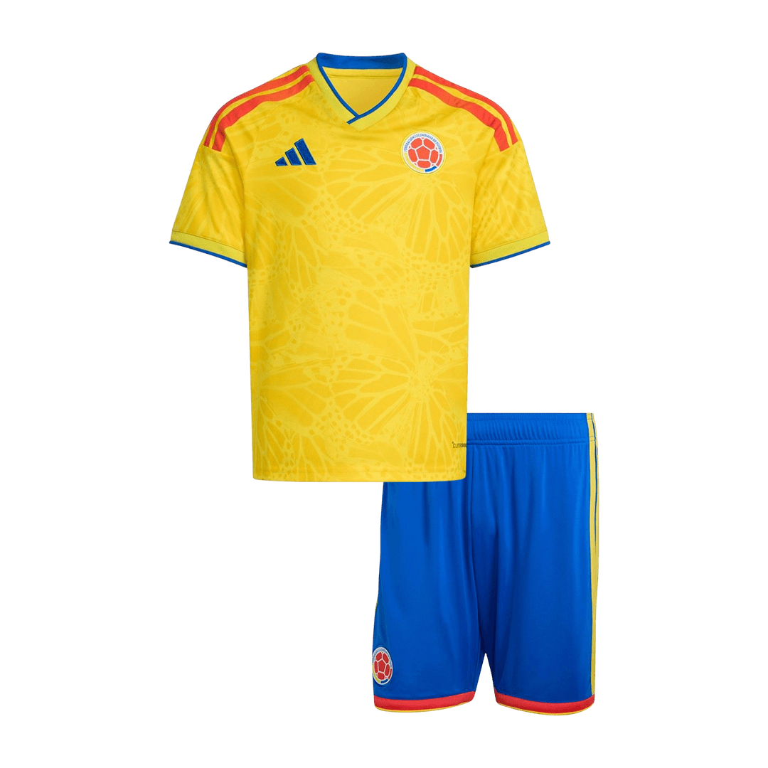 Colombia Home World Cup Kids Soccer Jerseys Kit 2026