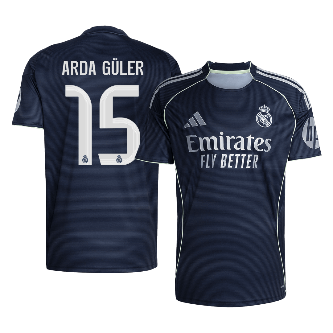 ARDA GüLER #15 Real Madrid Away Soccer Jersey 2025/26