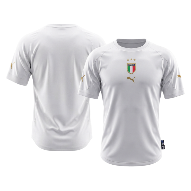Retro Soccer Jersey Italy Away 2004