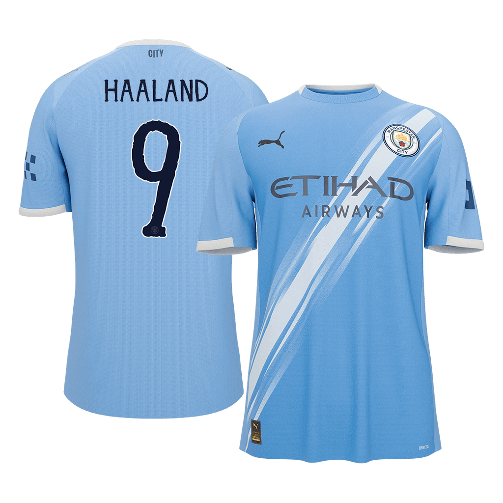 HAALAND #9 Manchester City Home Soccer Jersey 2025/26