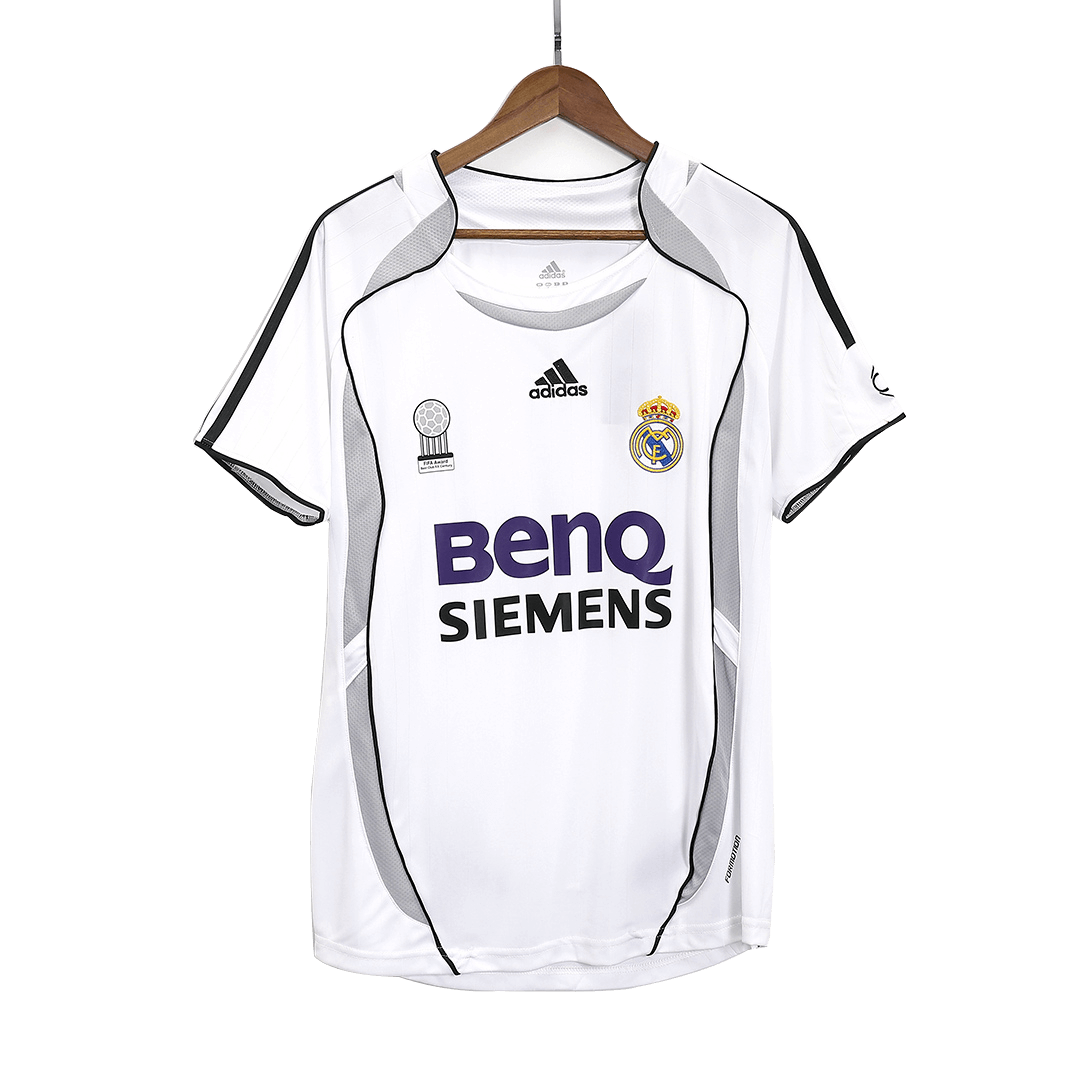 Retro Jersey SERGIO RAMOS #4 Real Madrid Retro Jersey Home Soccer Shirt 2006/07