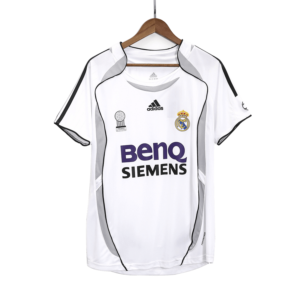 Retro Jersey RAUL #7 Real Madrid Retro Jersey Home Soccer Shirt 2006/07