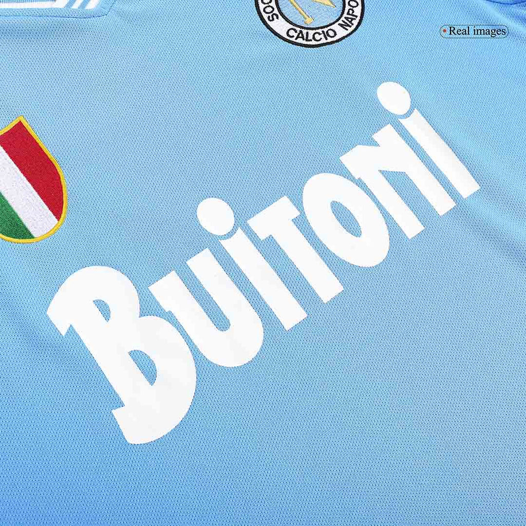 Retro 1986/87 Napoli Home Soccer Jersey