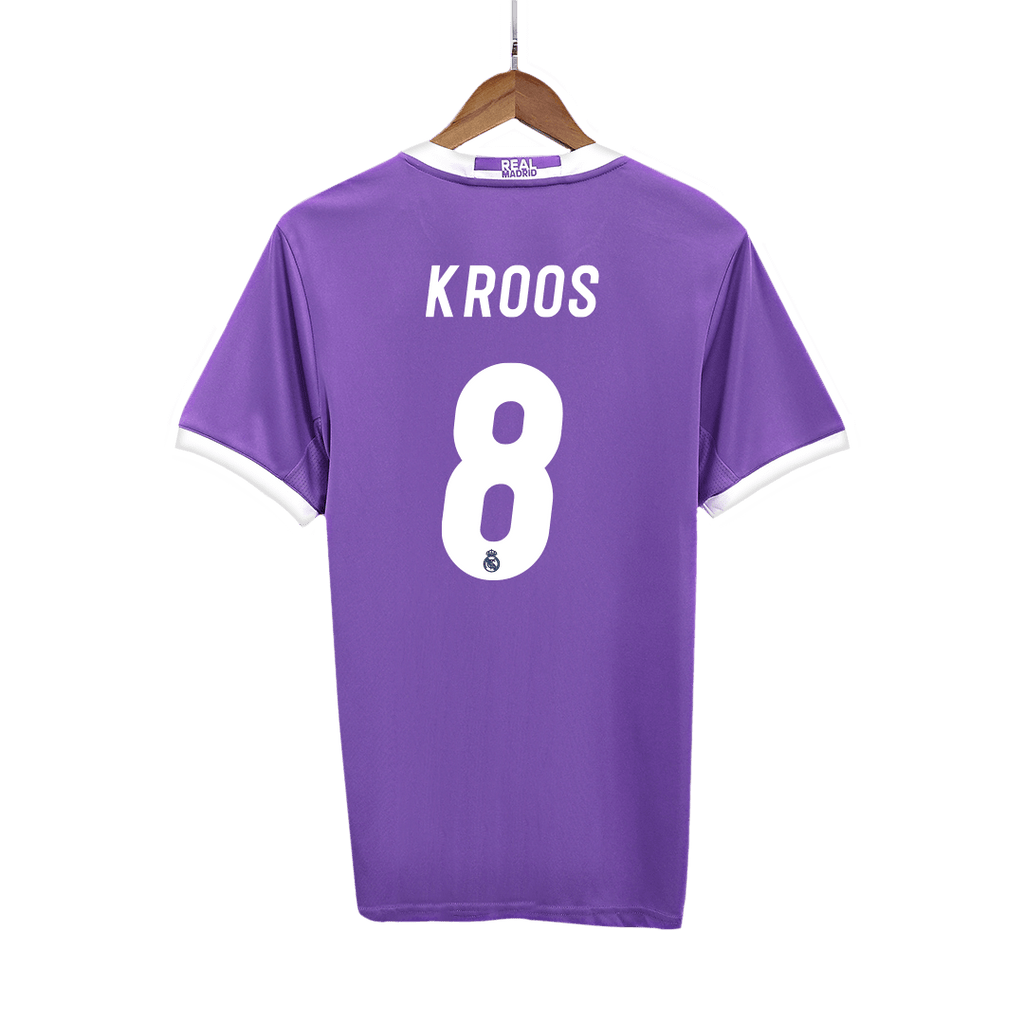 Retro KROOS #8 2016/17 Real Madrid Away Soccer Jersey