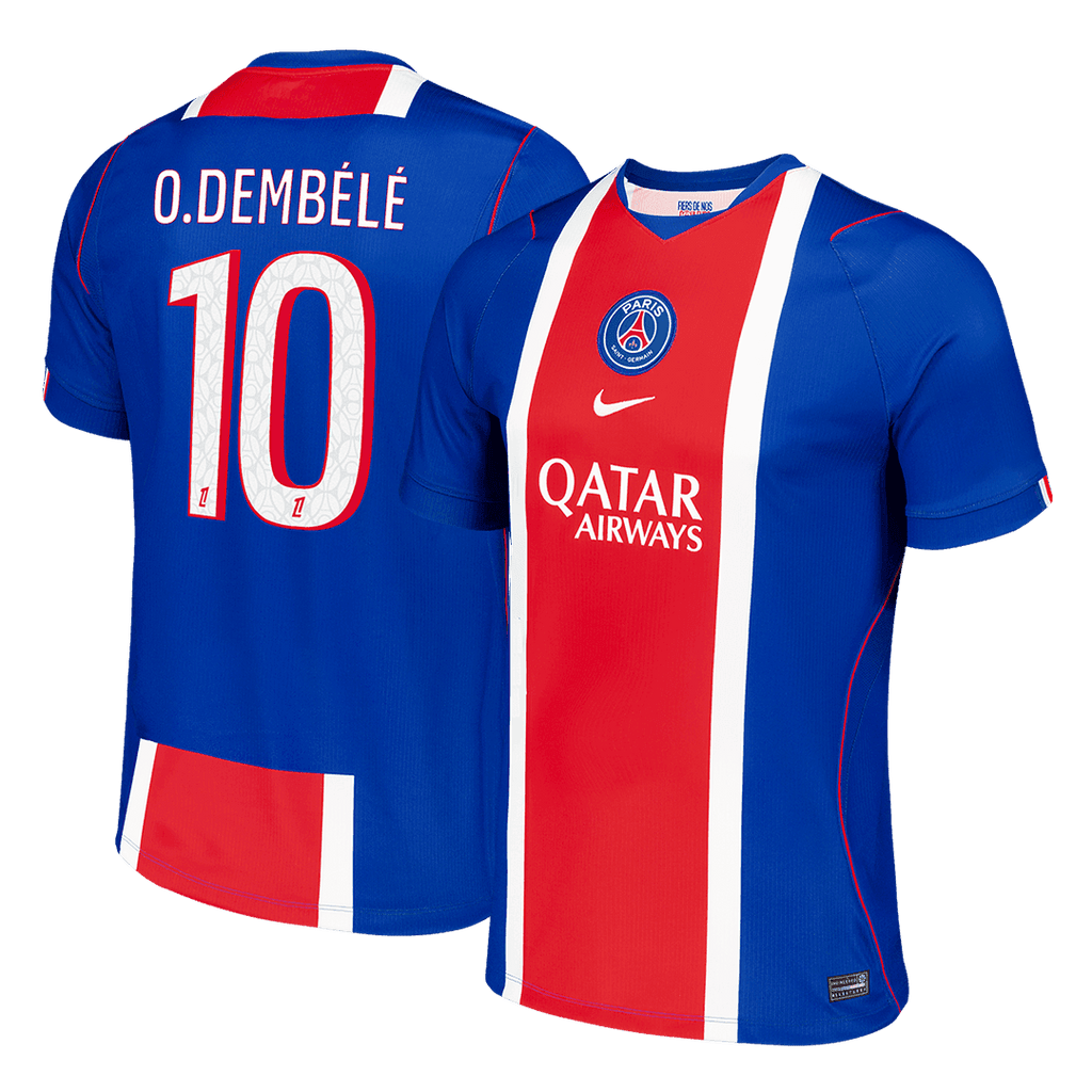 O.DEMBéLé #10 PSG Home Soccer Jersey 2026/27