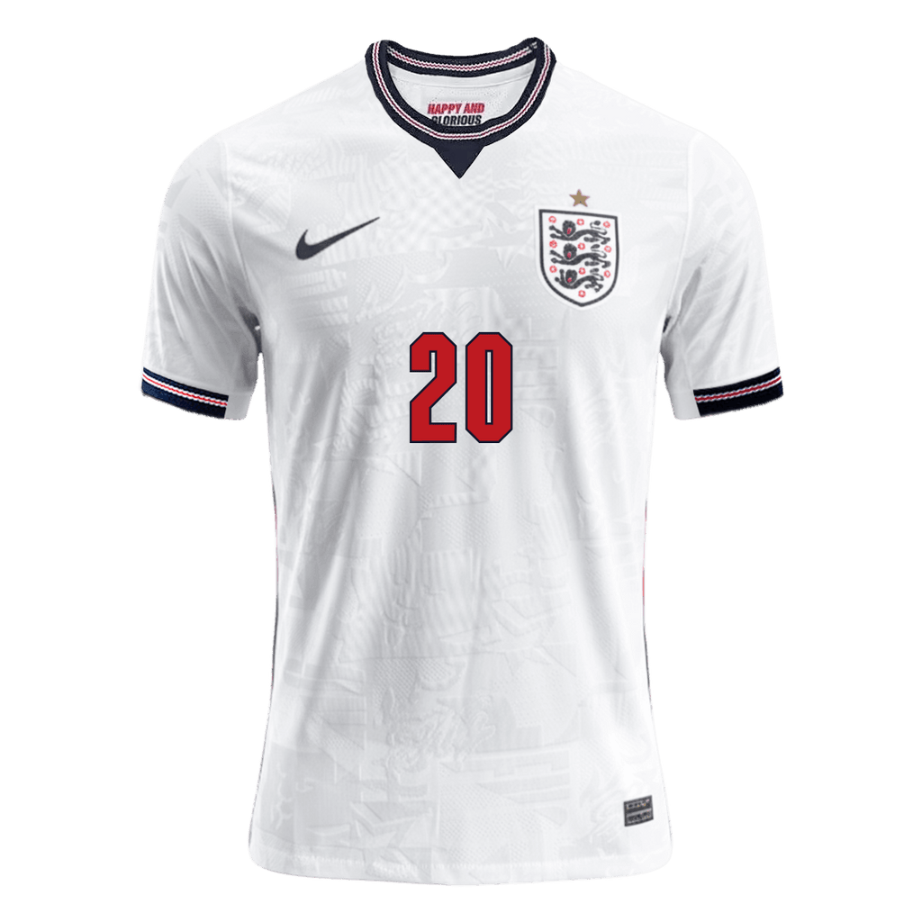 PALMER #20 England Home Player Version Jersey World Cup 2026