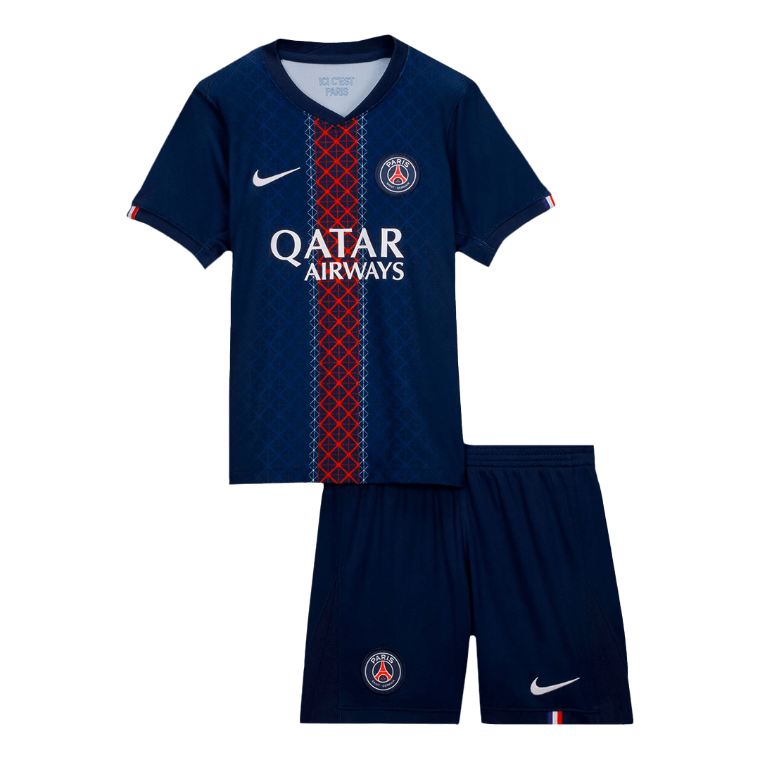 PSG Home Kids Soccer Jerseys Kit 2025/26