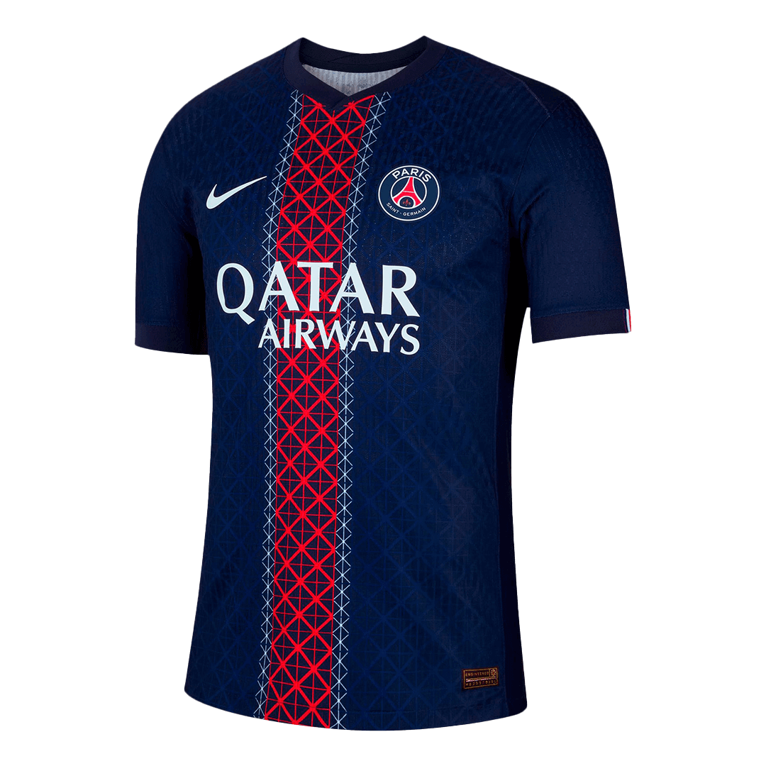 Authentic PSG Jersey Custom Soccer Jersey Home 2025/26 Jersey