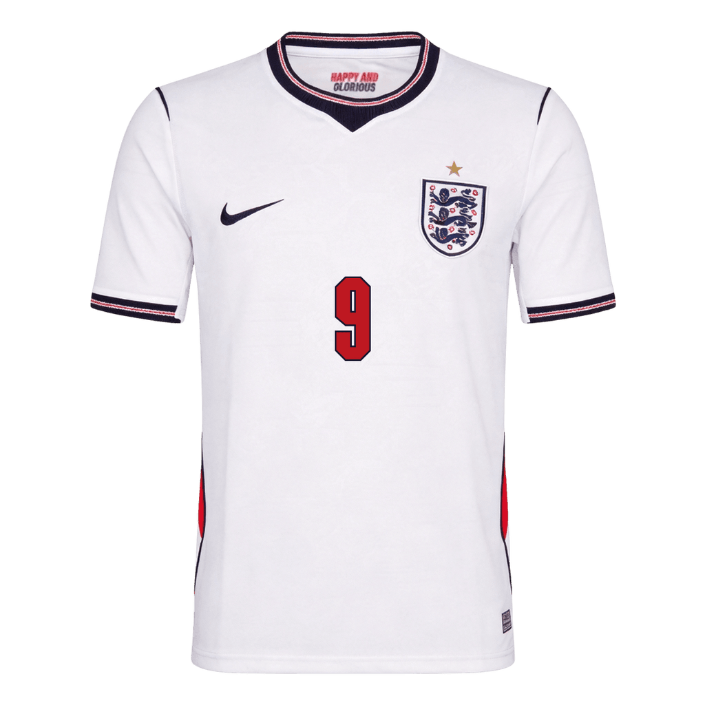 KANE #9 England Home Soccer Jersey World Cup 2026
