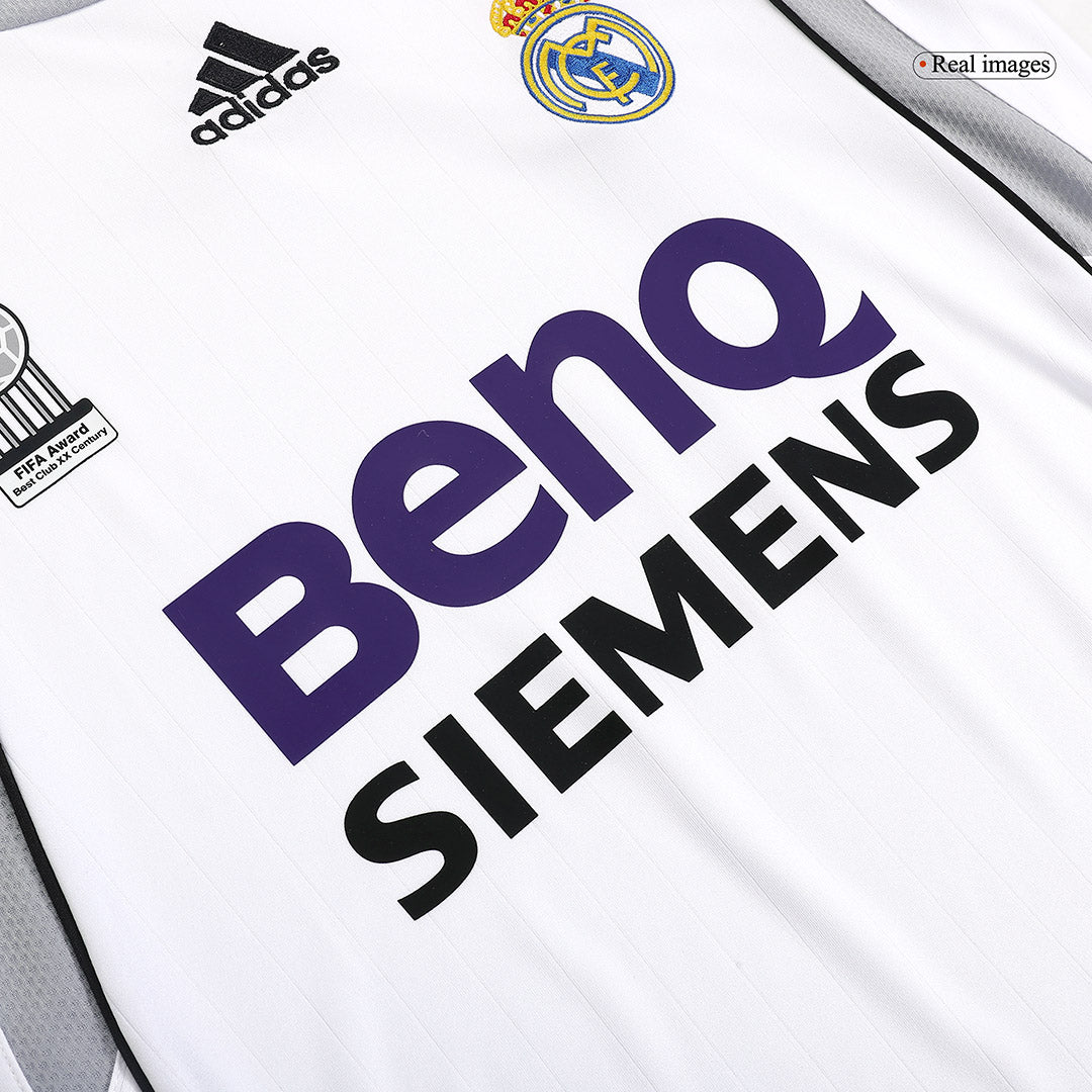 BECKHAM #23 Real Madrid Retro Jersey Home Soccer Shirt 2006/07