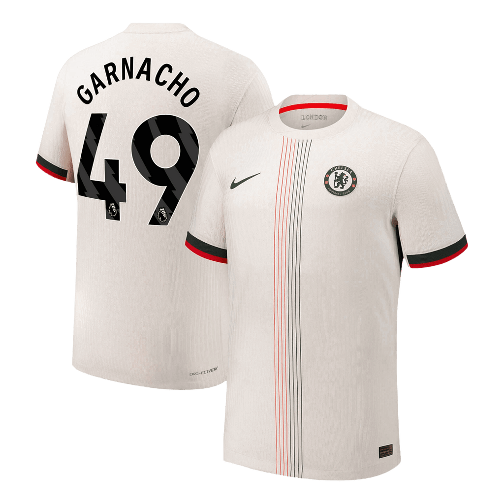 GARNACHO #49 Chelsea Away Authentic Soccer Jersey 2025/26