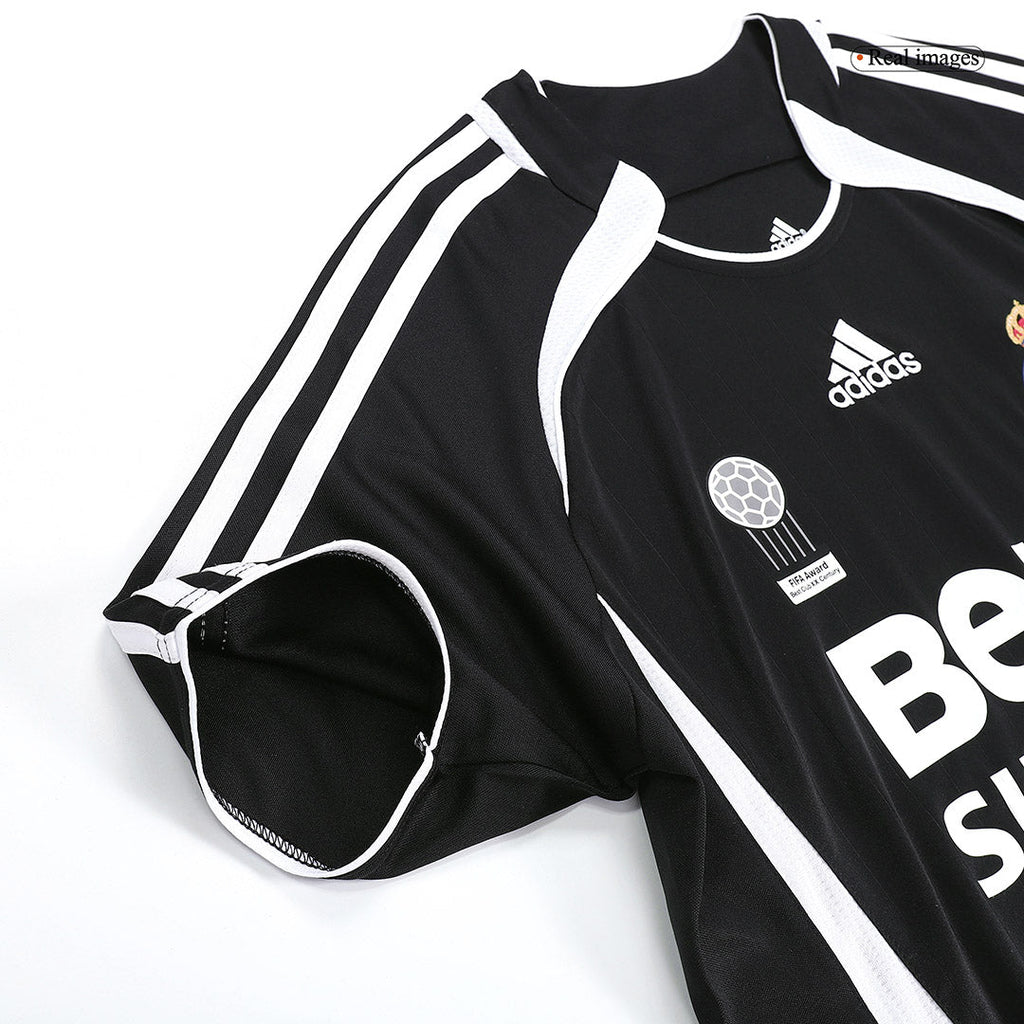 RAUL #7 Real Madrid Retro Jersey Away Soccer Shirt 2006/07