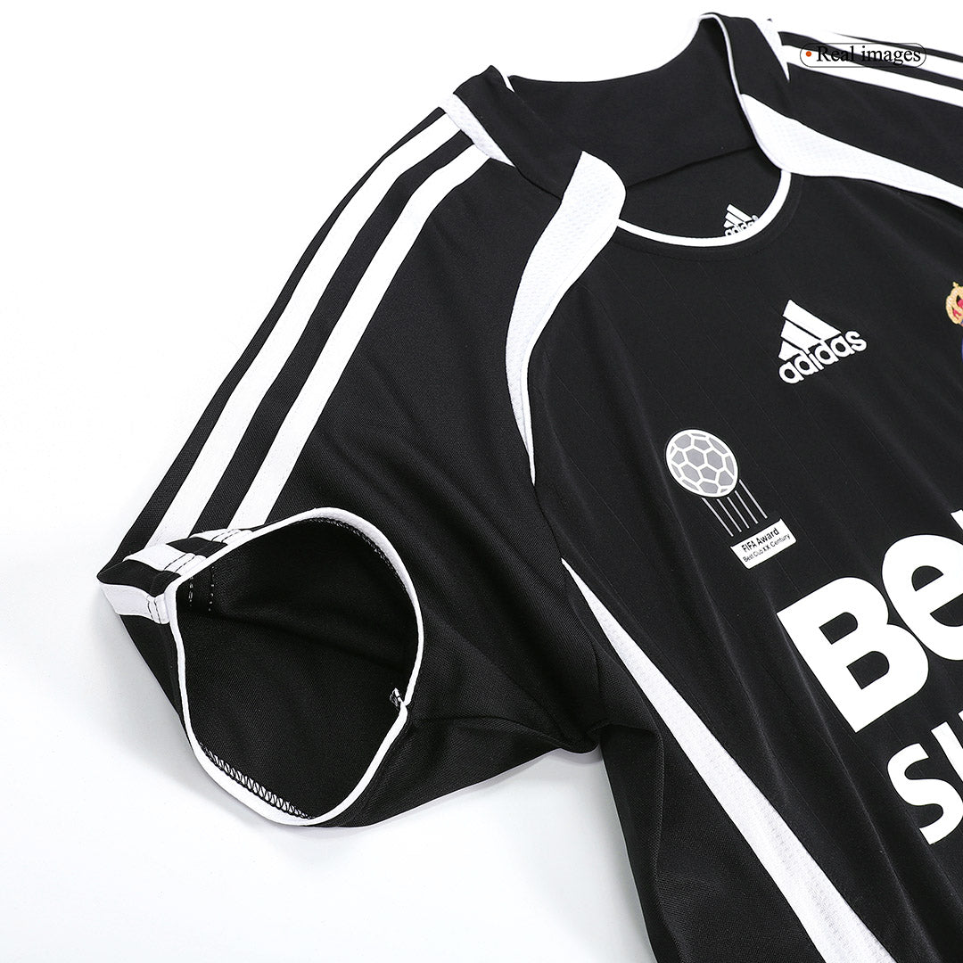 RAUL #7 Real Madrid Retro Jersey Away Soccer Shirt 2006/07