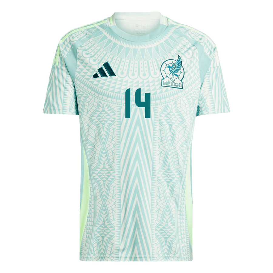 CHICHARITO #14 Mexico Soccer Jersey Away Custom Shirt 2024