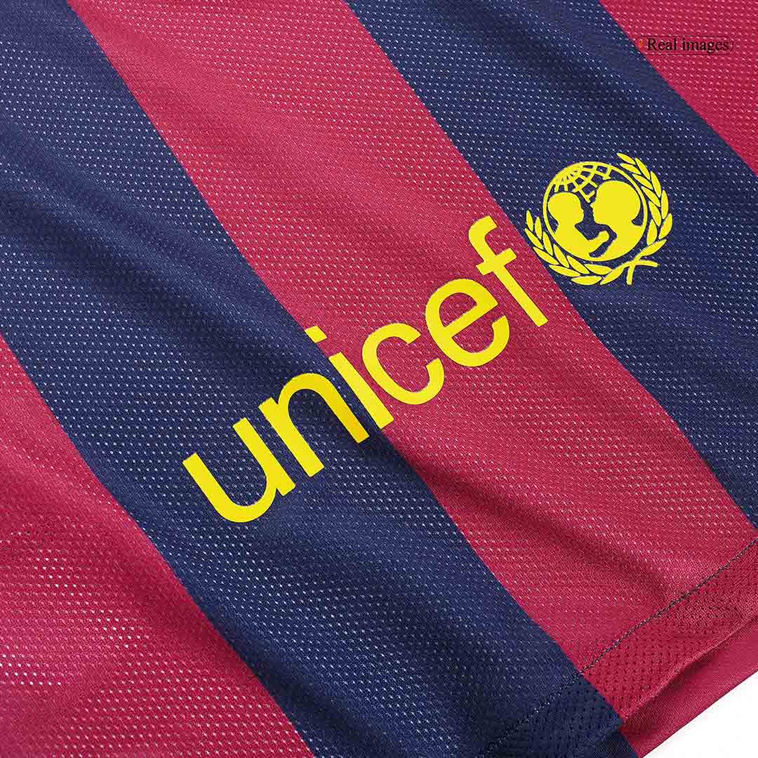 Retro SU¨￠REZ #9 2014/15 Barcelona Home Soccer Jersey