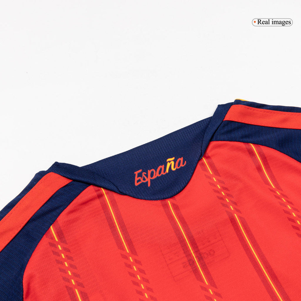 Spain Champion Home Kids Soccer Jerseys Full Kit World Cup 2026