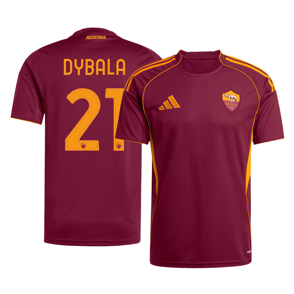 DYBALA #21 Roma Home Soccer Jersey 2025/26