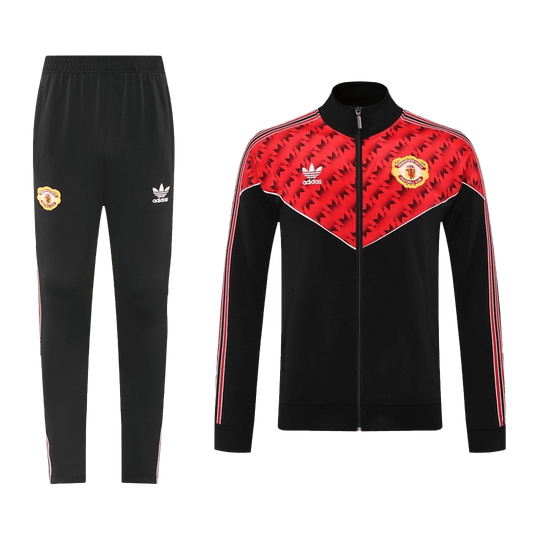 Manchester United Jacket Tracksuit 2025/26 Red&Black