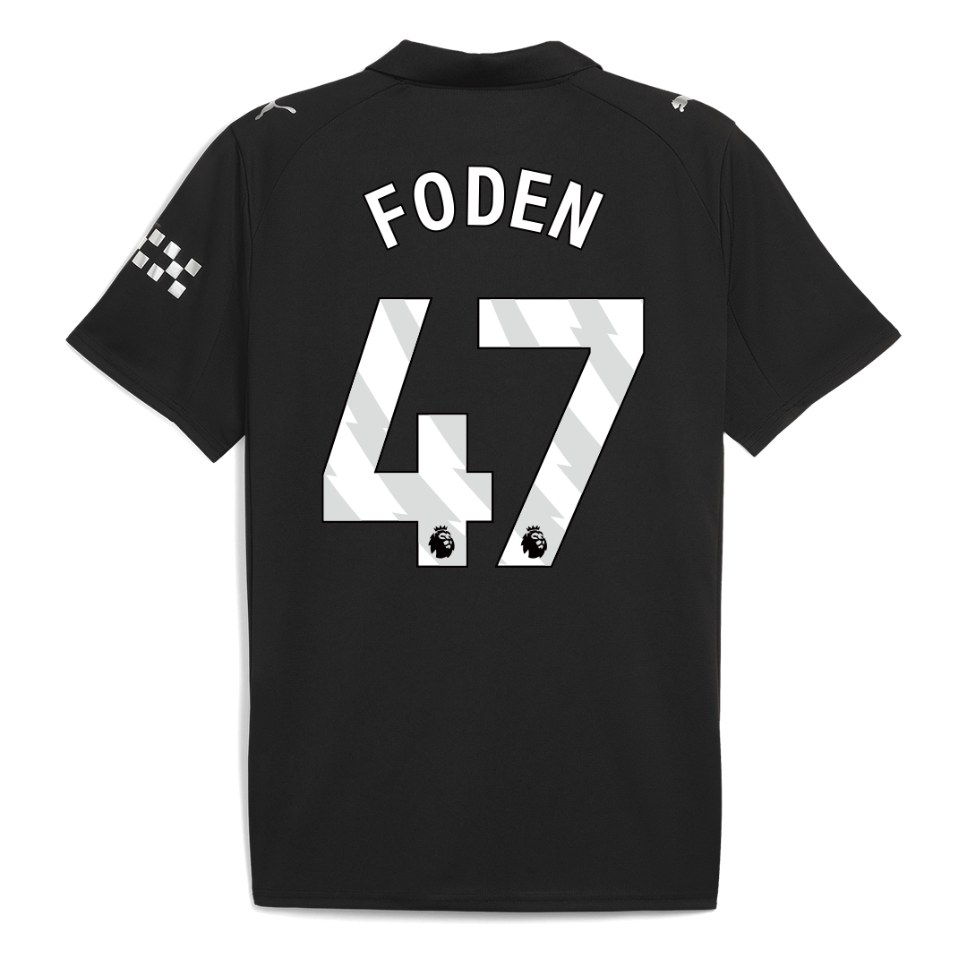 FODEN #47 Manchester City Away Soccer Jersey 2025/26