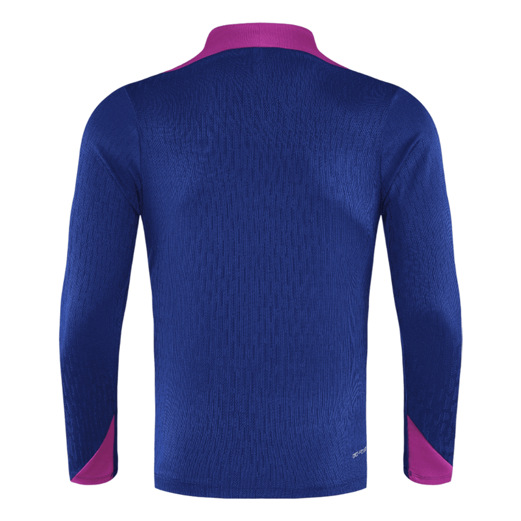Barcelona 1/4 Zip Tracksuit 2025/26 Navy