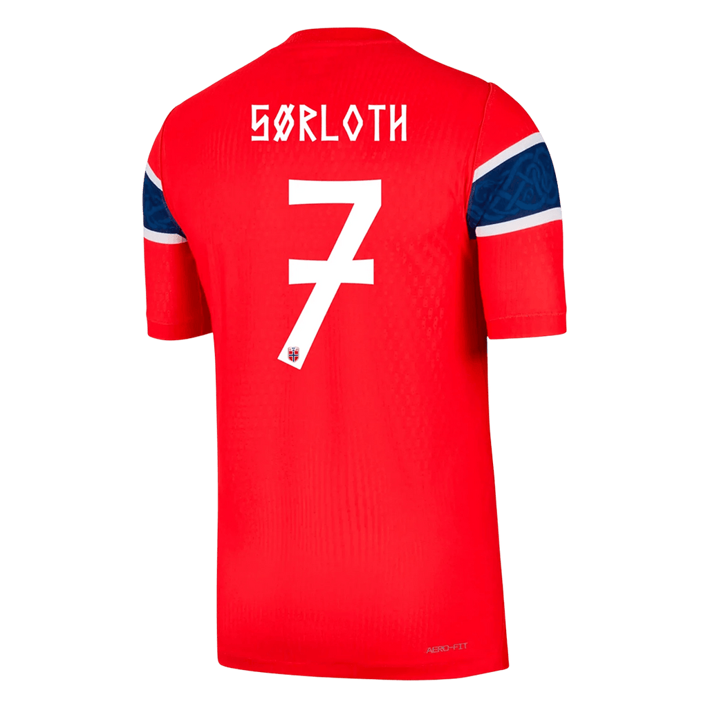 S?RLOTH #7 Norway Home Player Version Jersey World Cup 2026