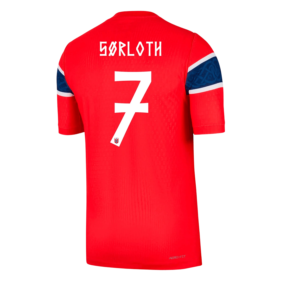 S?RLOTH #7 Norway Home Player Version Jersey World Cup 2026